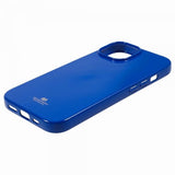 Mercury iPhone 15 Plus Suojakuori Jelly Glitter Sininen