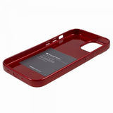 Mercury iPhone 15 Plus Suojakuori Jelly Glitter Punainen