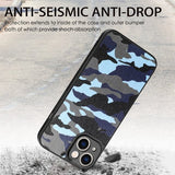 iPhone 15 Plus Suojakuori Camo Sininen