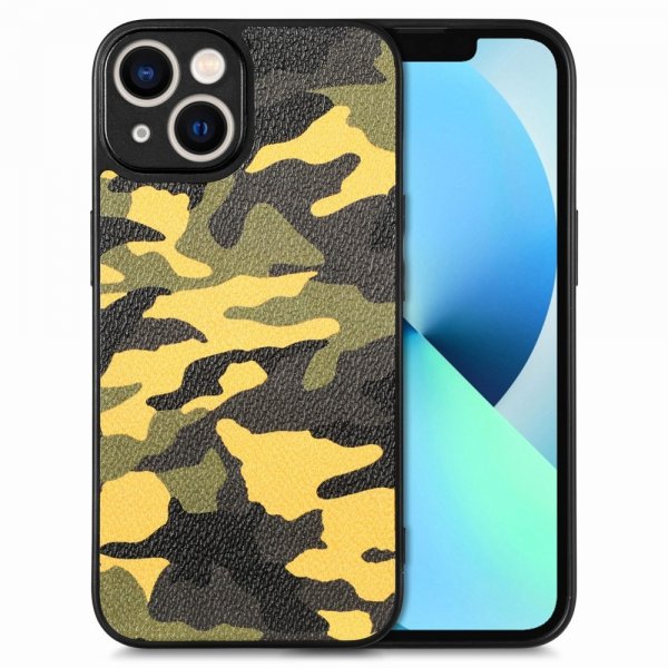 iPhone 15 Plus Suojakuori Camo Keltainen