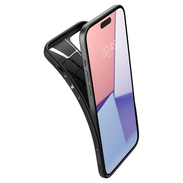 Spigen iPhone 15 Plus Suojakuori Liquid Air Matte Black
