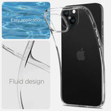 Spigen iPhone 15 Plus Suojakuori Liquid Crystal Crystal Clear