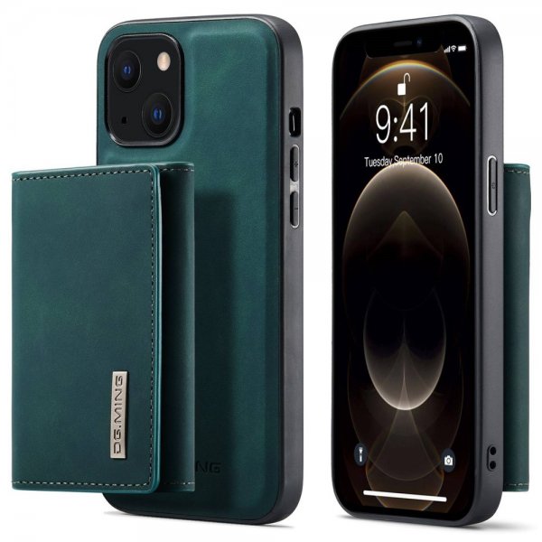 Dg.Ming iPhone 15 Plus -kuoret, M1-sarja, irrotettava korttikotelo, vihreä