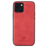 Dg.Ming iPhone 15 Plus -suojakotelo M1 Series, irrotettava korttipidike, punainen