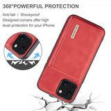 Dg.Ming iPhone 15 Plus -suojakotelo M1 Series, irrotettava korttipidike, punainen