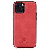 Dg.Ming iPhone 15 Plus -suojakotelo M2-sarja Irrotettava korttikotelo Punainen