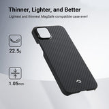 Pitaka iPhone 15 Plus Suojakuori MagEZ Case 4 Musta/Harmaa Twill