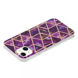 iPhone 15 Plus Kuoret Marmorikuvio Violetti