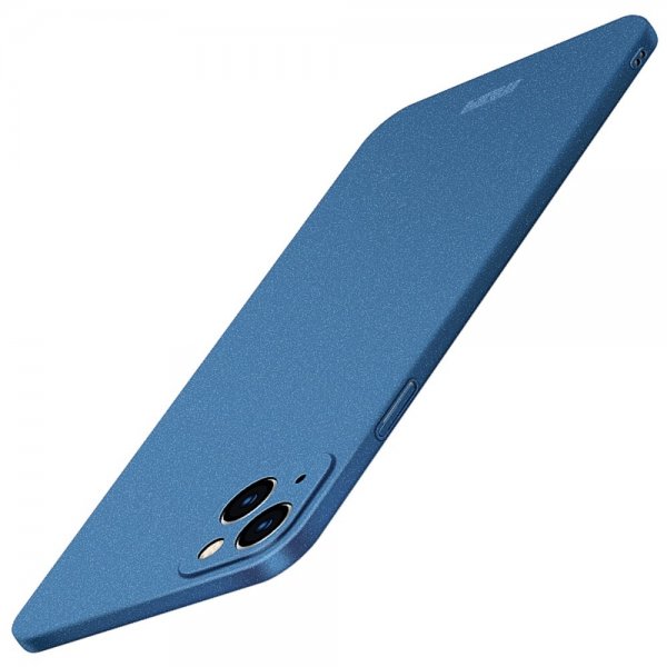 Mofi iPhone 15 Plus -suojakuori, mattapintainen, sininen