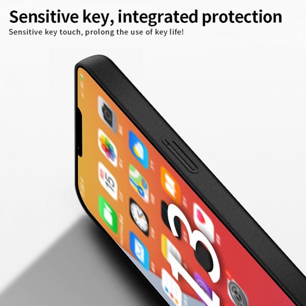 Mofi iPhone 15 Plus -suojakuori, mattapintainen, sininen