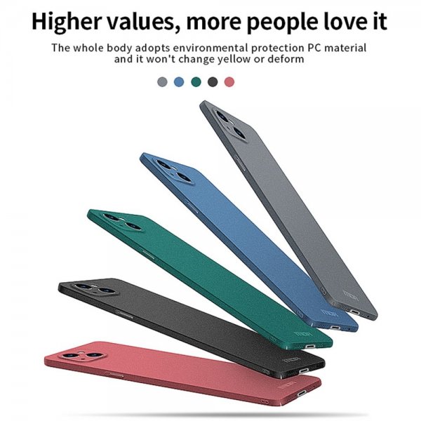 Mofi iPhone 15 Plus -suojakuori, mattavihreä