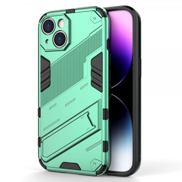 iPhone 15 Plus Jalustallinen Kuori Vihreä
