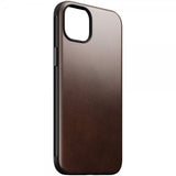 Nomad iPhone 15 Plus -suojakuori, Modern Leather Case, Horween Rustic Brown