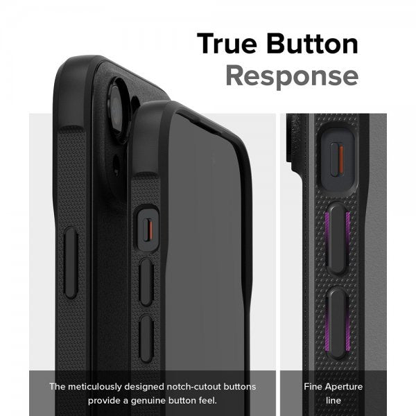 Ringke iPhone 15 Plus Suojakuori Onyx Musta