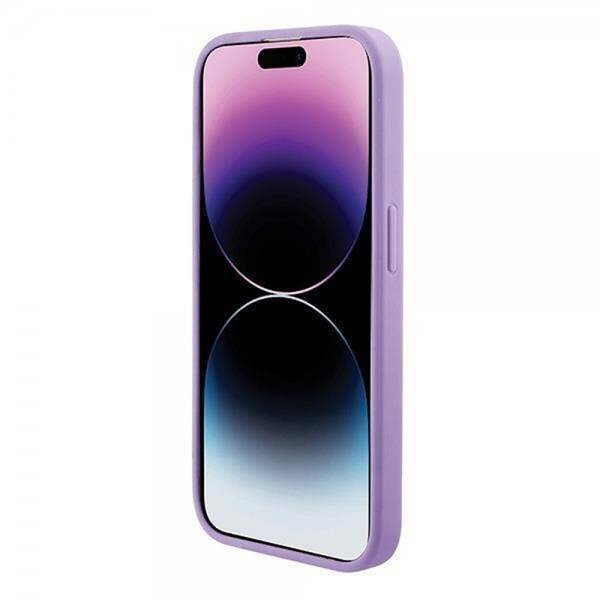 Guess iPhone 15 Plus Suojakuori Saffiano MagSafe Violetti