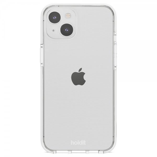 holdit iPhone 15 Plus -suojakuori Seethru Valkoinen