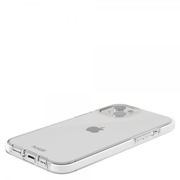 holdit iPhone 15 Plus -suojakuori Seethru Valkoinen