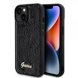 Guess iPhone 15 Plus Sequin Black -kuori