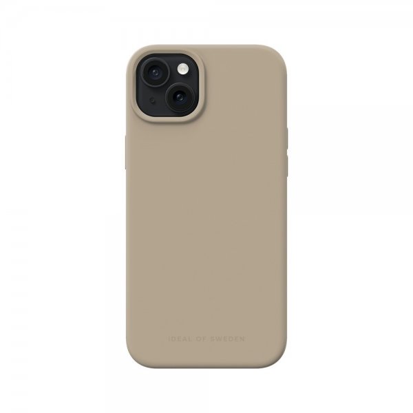 Ideal of Sweden iPhone 15 Plus Silicone Case MagSafe Beige