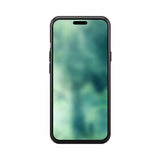 Xqisit iPhone 15 Plus -silikonikuori, musta