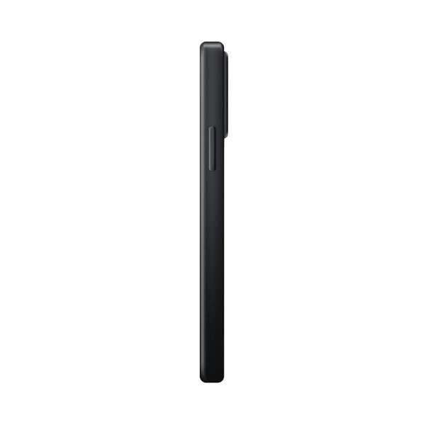 Xqisit iPhone 15 Plus -silikonikuori, musta