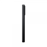 Xqisit iPhone 15 Plus -silikonikuori, musta