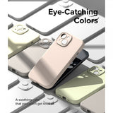 Ringke iPhone 15 Plus Suojakuori Silicone Magnetic Pink Sand
