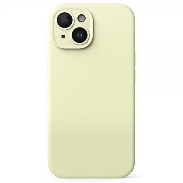 Ringke iPhone 15 Plus Suojakuori Silicone Magnetic Sunny Lime