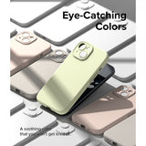 Ringke iPhone 15 Plus Suojakuori Silicone Magnetic Sunny Lime