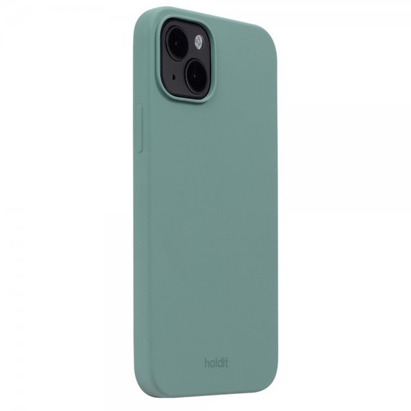 Holdit iPhone 15 Plus Silikonikuori Moss Green