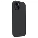 holdit iPhone 15 Plus Silikonisuojakuori Musta