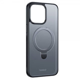 Baseus iPhone 15 Plus -suojakuori Smart Ring Series MagSafe, musta