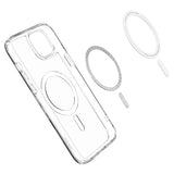 Spigen iPhone 15 Plus -suojakuori Ultra Hybrid MagFit Valkoinen