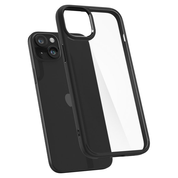 Spigen iPhone 15 Plus Suojakuori Ultra Hybrid Mattamusta