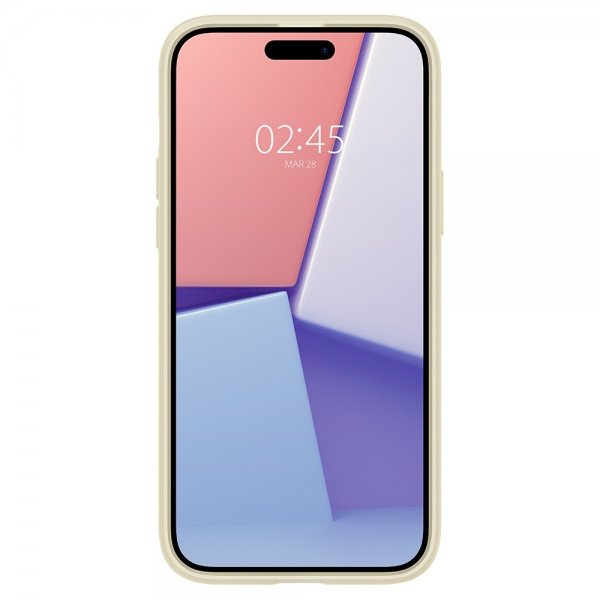 Spigen iPhone 15 Plus -kuori Ultra Hybrid Mute Beige