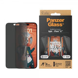 PanzerGlass iPhone 15 Plus Näytönsuoja Ultra-Wide Fit Privacy EasyAligner