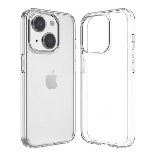 Rvelon iPhone 15 Plus Suojakuori Iskunvaimentava Läpinäkyvä