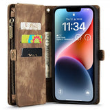 CaseMe iPhone 15 Pro Kotelo 008 Series Irrotettava Kuori Ruskea