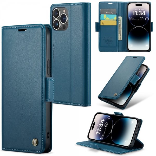CaseMe iPhone 15 Pro -suojakuori 023 Series sininen