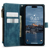 CaseMe iPhone 15 Pro Kotelo C30-sarja Petrol
