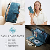 CaseMe iPhone 15 Pro Kotelo C30-sarja Petrol