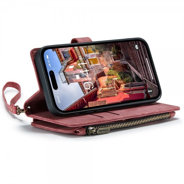 CaseMe iPhone 15 Pro -suojakuori C30 Series Punainen