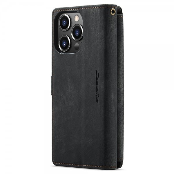 CaseMe iPhone 15 Pro -suojakuori, C30-sarja, musta