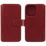 Nordic Covers iPhone 15 Pro -suojakuori Essential Leather Poppy Red