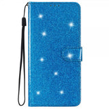 iPhone 15 Pro Kotelo Glitter Sininen
