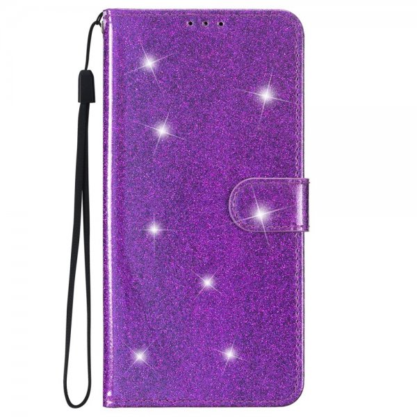 iPhone 15 Pro Kotelo Glitter Liila