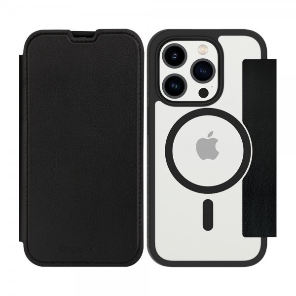 dbramante1928 iPhone 15 Pro -suojakuori Helsinki MagSafe Kirkas/Musta