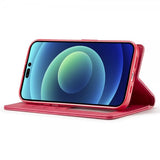 Lc.Imeeke iPhone 15 Pro -suojakuori korttipaikalla ja jalustatoiminnolla magenta
