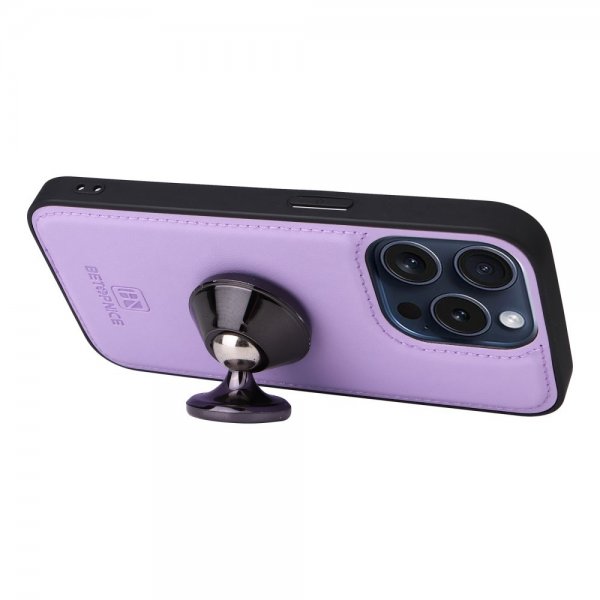 Betopnice iPhone 15 Pro -kuori irrotettavalla kuorella 005 Violetti