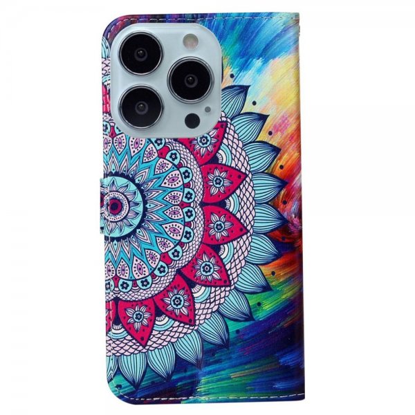 iPhone 15 Pro -suojakuori kuviolla: Mandala